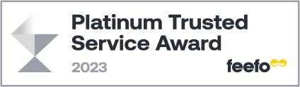 2020 Platinum Feefo Trusted Service Award